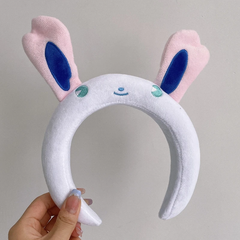 Sanrio Spirit Ears Headband Hello Kitty Women Cute Kuromi Hairbands Girl Cinnamoroll Hair Accessories Kids Fashion Friends Party