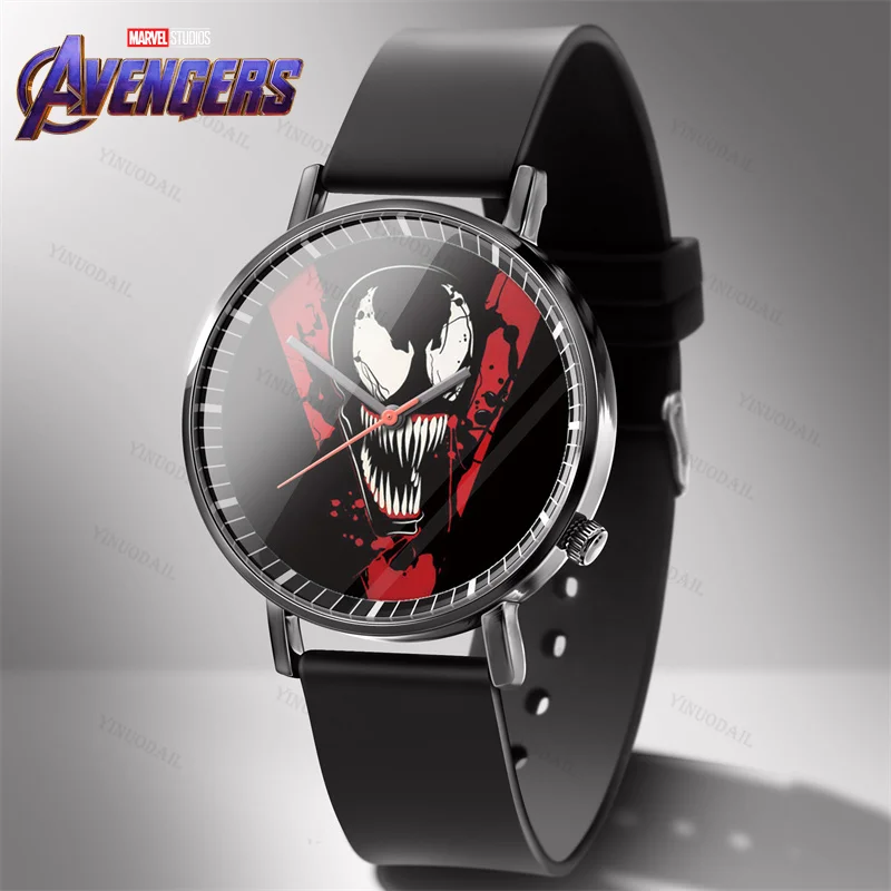 Thor VENOM Marvel Avengers Fashion Watch for Men Reloj Hombre Quartz Wristwatches Student Relogio Masculino Cartoon Figures Gift