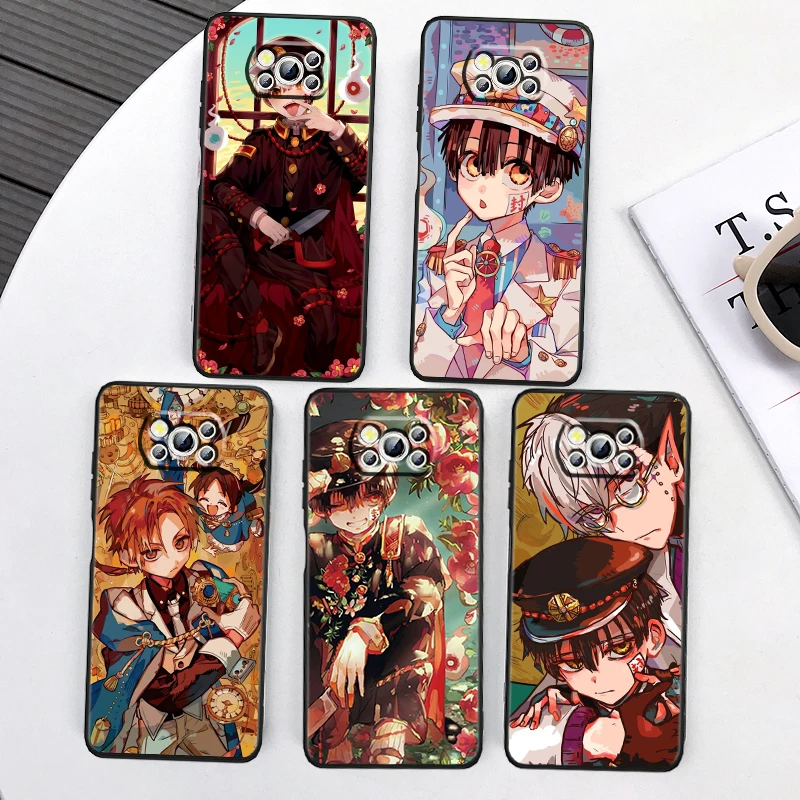 Toilet-Bound Hanako-kun Cool Anime For Xiaomi Mi Poco F5 F4 F3 X6 X5 X4 X3 M6 M5 M5S M4 M3 C65 Pro GT NFC 5G Black Cover