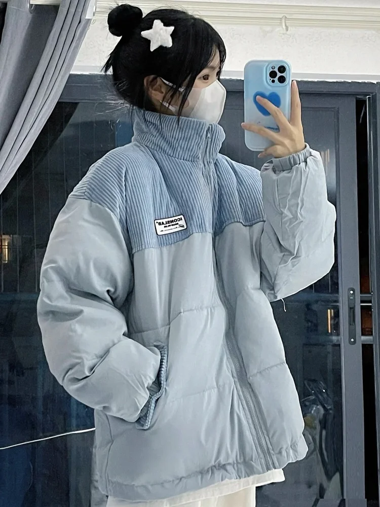 Puffer Parkas Woman Bubble Womens Trimmed Cut Edged Bordered Margined Fringed Hemmed Outlined Perimetered Bounded Delineated Ins