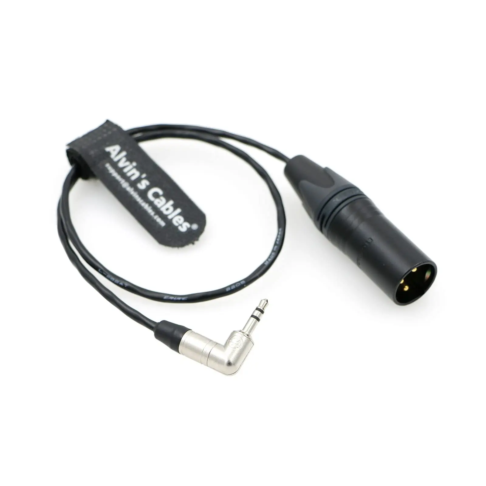 Alvin's Cables Timecode-Kabel für Sony FS7 |   Sony FS5 |   Canon C100 Kamera von Tentacle Sync 3,5 mm TRS auf XLR 3-poliger Stecker Zeitcode