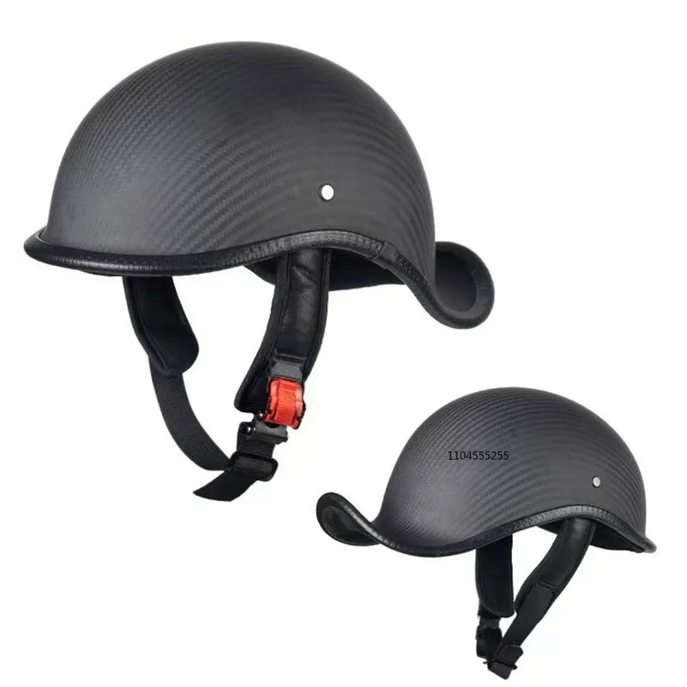 

DOT Certification Motorcycle Helmet Four Seasons Breathable Open Face Helmet Carbon Fibre Half Helmet Insert Liner Casco Moto