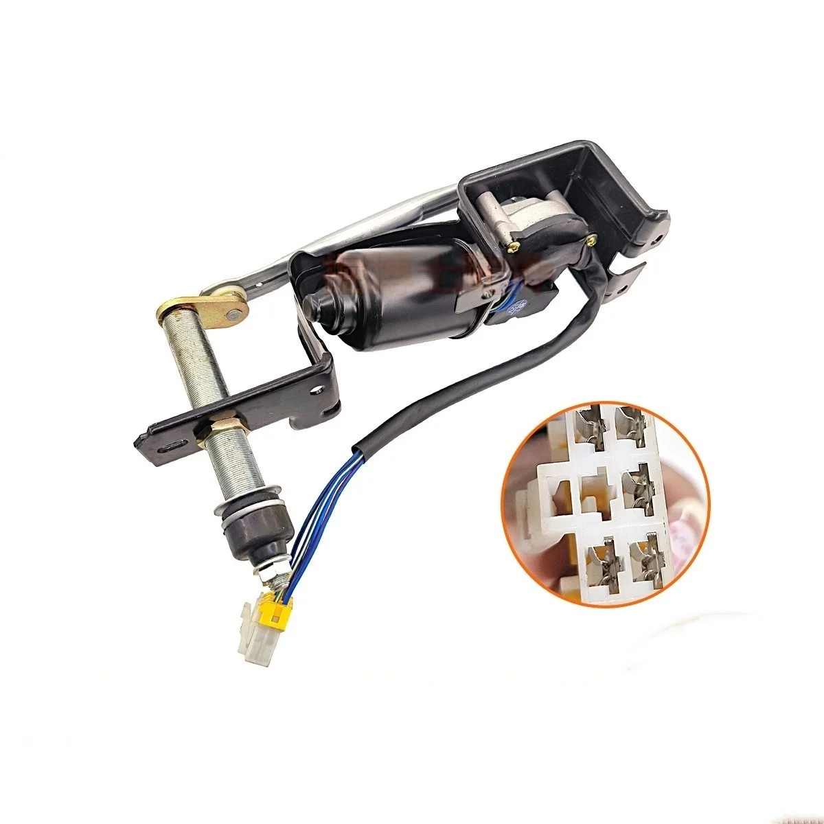 فولفو EC55 ممسحة المحرك 12 فولت الربط الذراع الجمعية حفارة الملحقات مناسبة لمعدات البناء الثقيلة