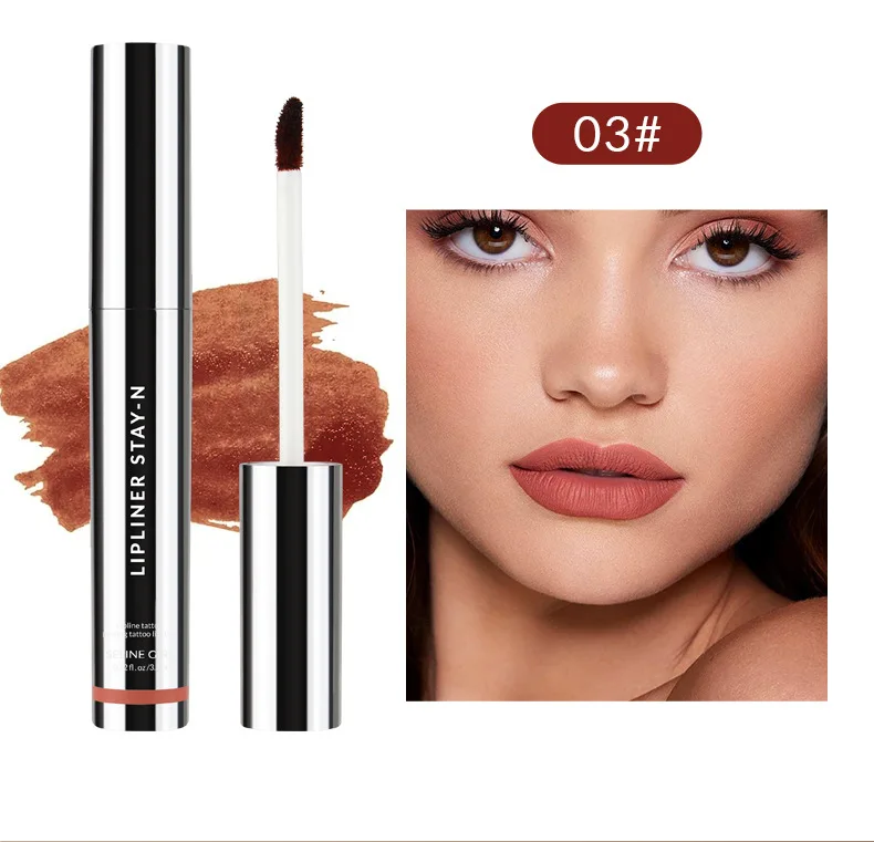 DJBS-Impermeável Peel Off Batom, Lip Lines, Lip Lines, Plump Color, não decola, Long Lasting Maquiagem