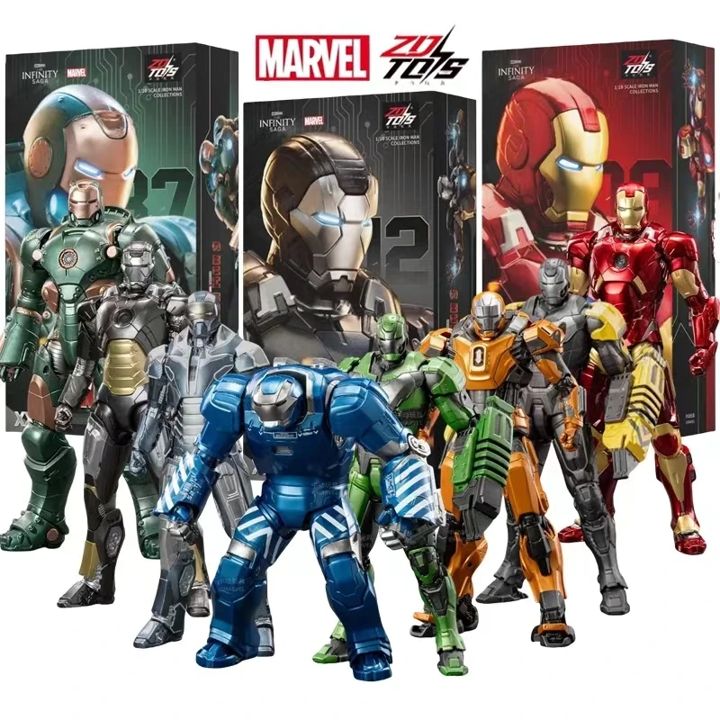 ZD Toys Iron Man Action Figure Iron Patriot MK1-7 MK17 MK33 MK85 MK30 War Machine Legends Avengers Tony Stark Raccogliere Giocattolo Regalo