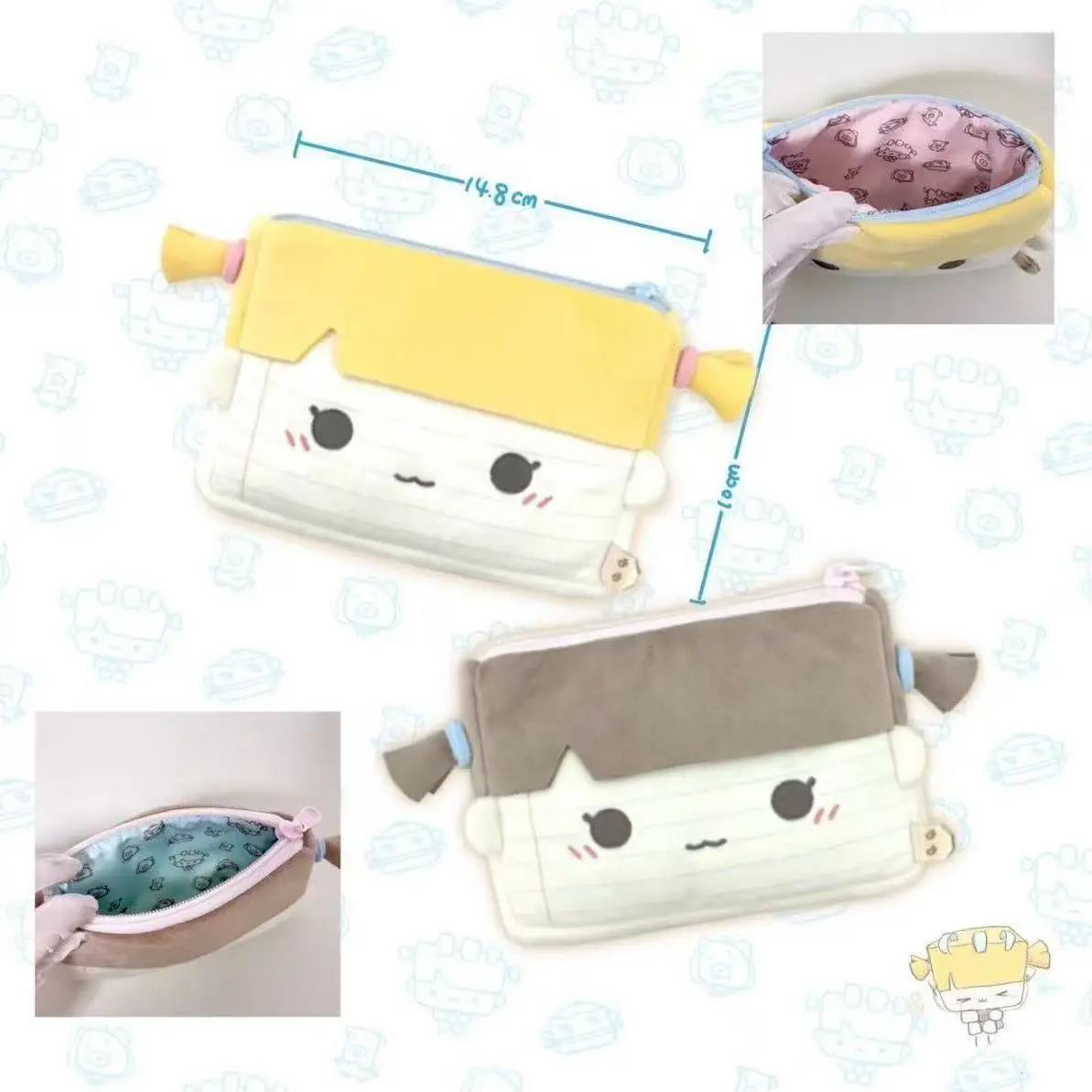 Japanese-style Cute Girl Passport Holder Card Wallet Girlish Travel Portable Japanese Coin Purse Document Storage Bag Cute Gift