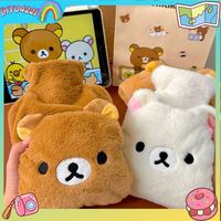 Cute Rilakkuma Plush Thickened Hot Water Bottle Fillable Hand Insertable Student Cartoon Warm Hand Bag Winter Warmth Therapy