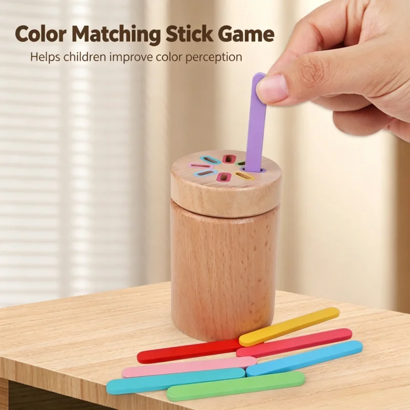 Kids Educational Box - Giocattoli Montessori in Legno per Abbinamento