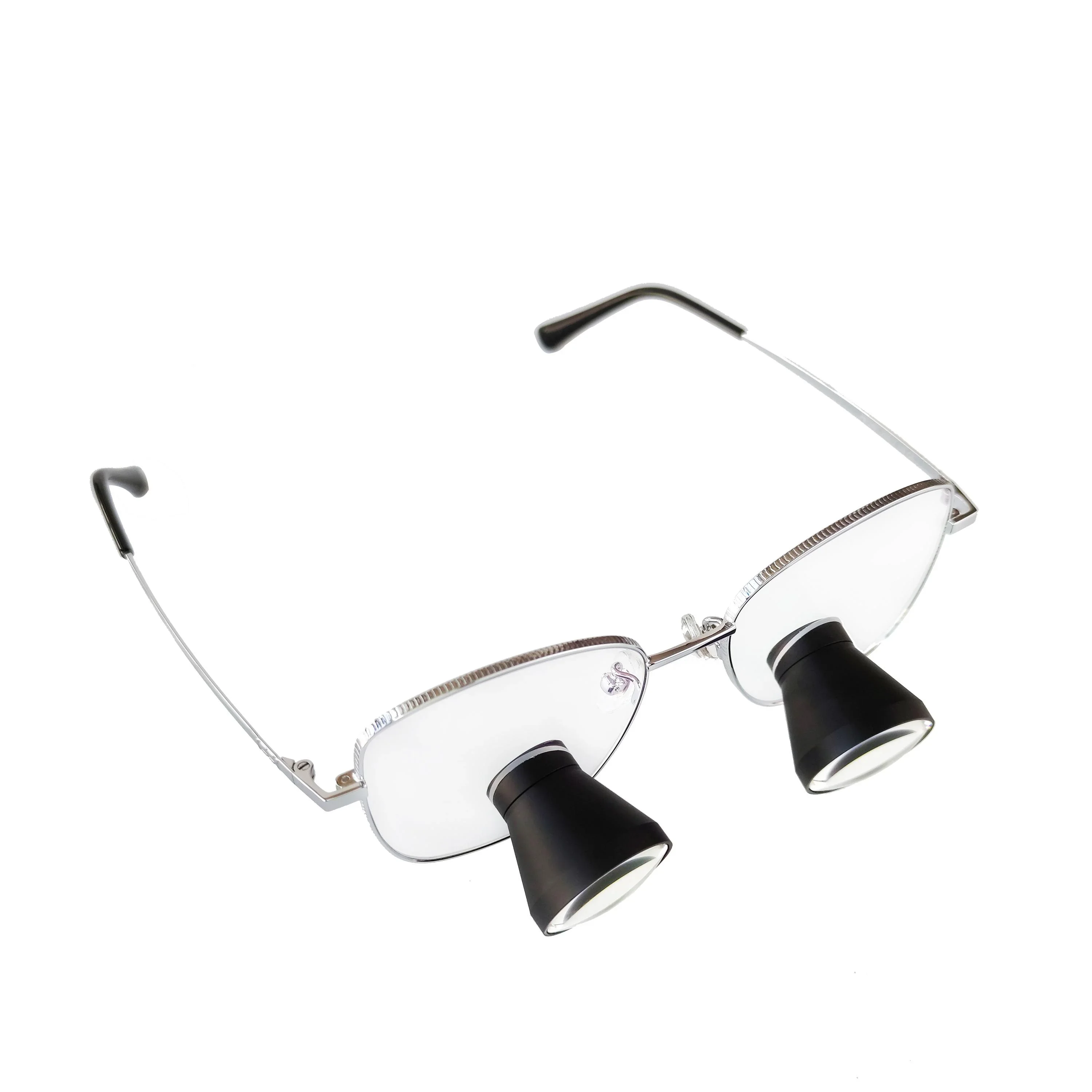 2.5X Medical Magnifier Head Dental Surgical Binocular Eye Loupes Magnifying Glass with Titanium frame