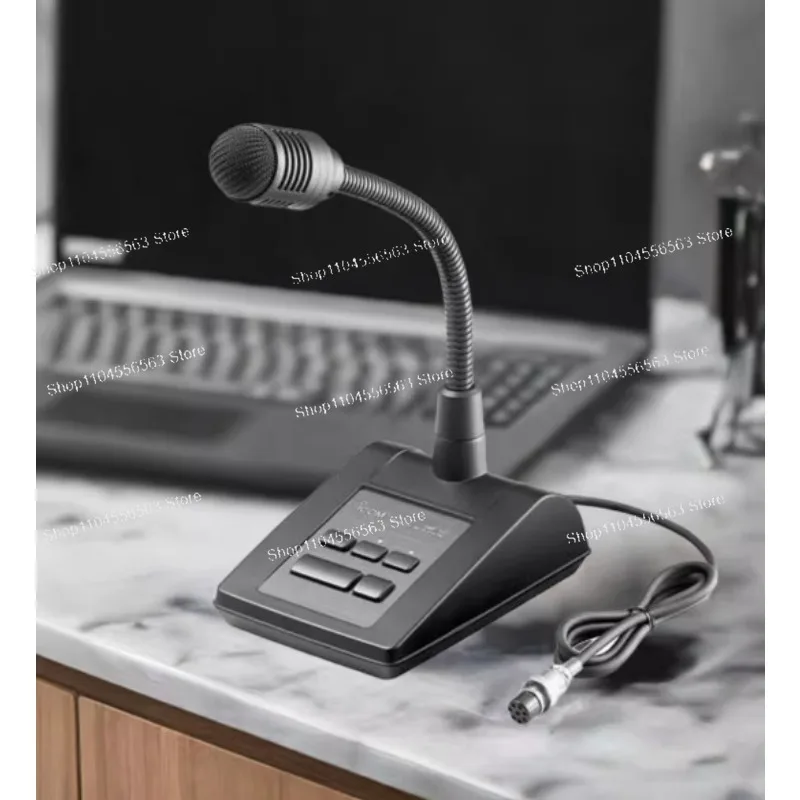 SM-50 Desk Microphone Tabletop Mic for IC-7760 IC-7300MK2, Base Station Condenser Dynamic Style, Quality Ham Radio Accessory