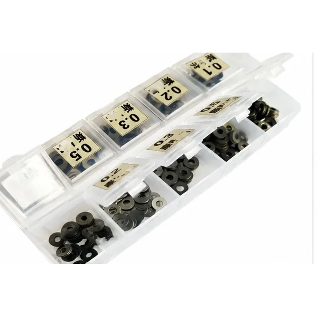 500Pcs CRIN Diesel Common Rail Injector Pressure Adjusting Shims Washer 3x7.2mm 4x9mm Repair Parts for Cummins STR AOWEI