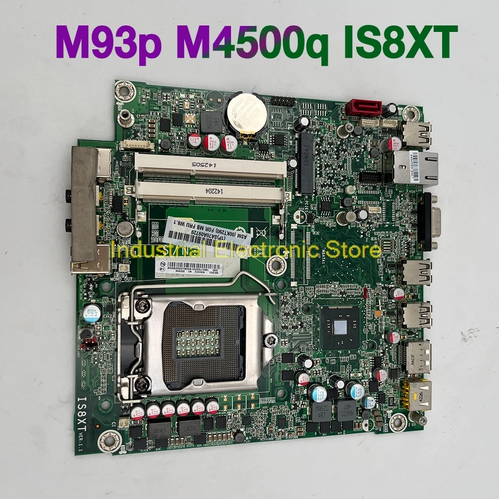 

00KT280 00KT268 For Lenovo Thinkcentre M93p M4500q Desktop Motherboard IS8XT