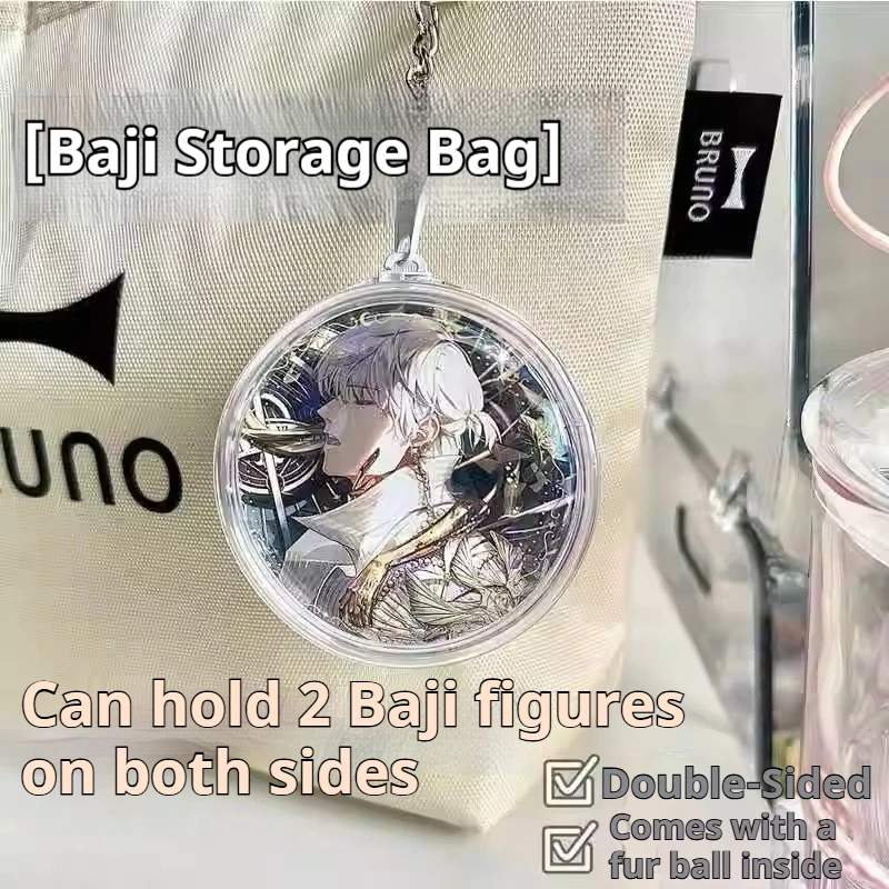 Baking Protective Case Pendant Circular Baking Transparent Hanging Bag Double-Sided Badge Scratch Resistant Display  Artifact