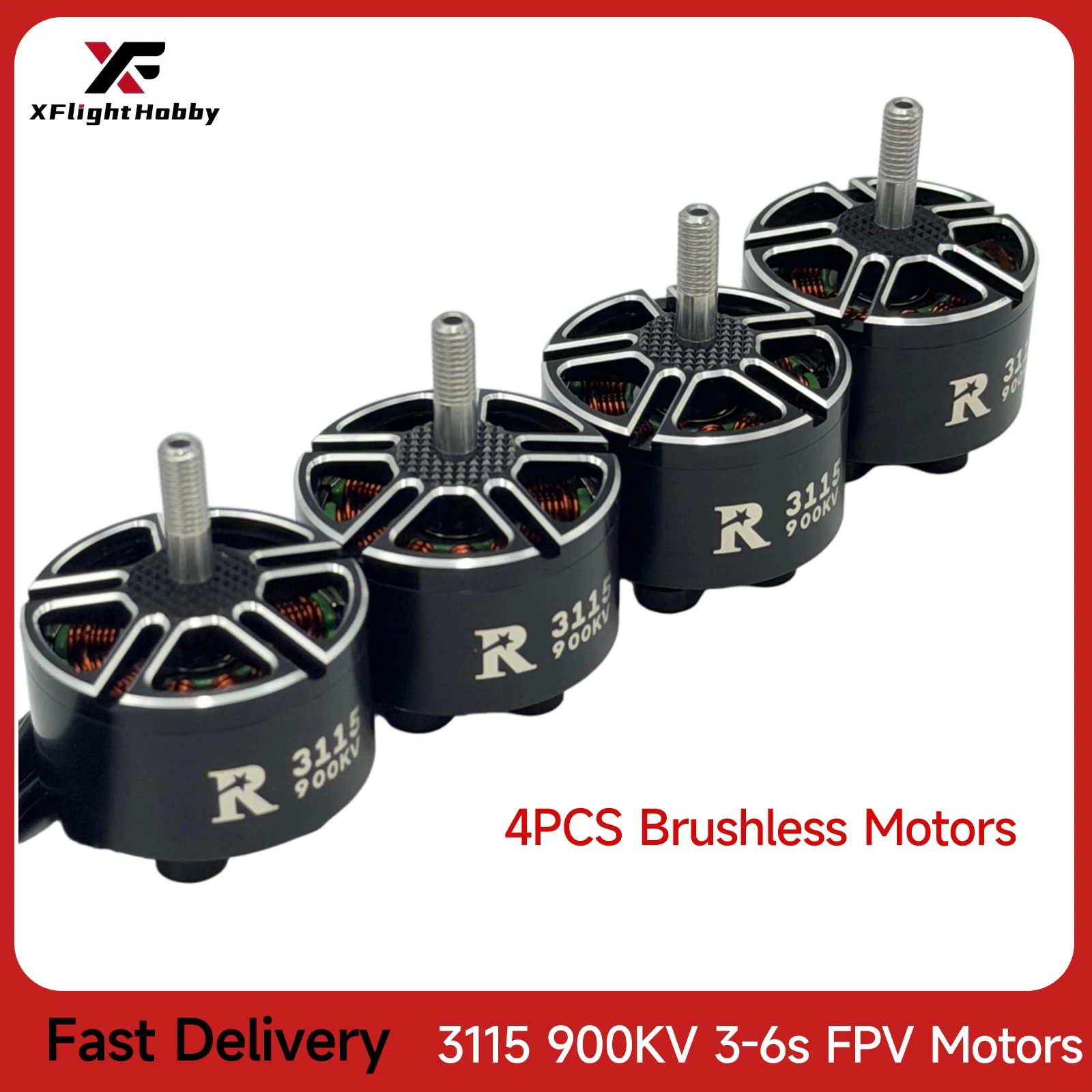 

4 шт./лот 3115 900KV 3-6s бесщеточные двигатели для пропеллера 8-10 дюймов X8 X9 X10, детали дрона дальнего действия