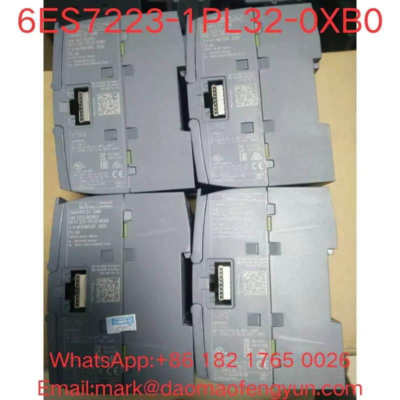 6ES7223-1PL32-0XB0 Used Tested OK In Good Condition SIMATIC S7-1200, Digital I/O SM 1223 16 DI/16 DO, 16 DI 24 V DC,