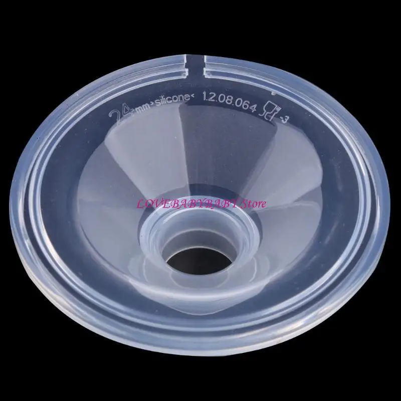 Breast Flange Cover 24/27mm Collector Cup Breast Replacement Accessories Protects Your Privacy while Pumping 4XBC