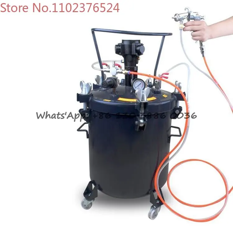 Hot Sale 10L Pressure Pot Agitator Manual Mixer Sprayer Automatic Stirring Barrel Paint Coating Spray Pneumatic Pressure Tank