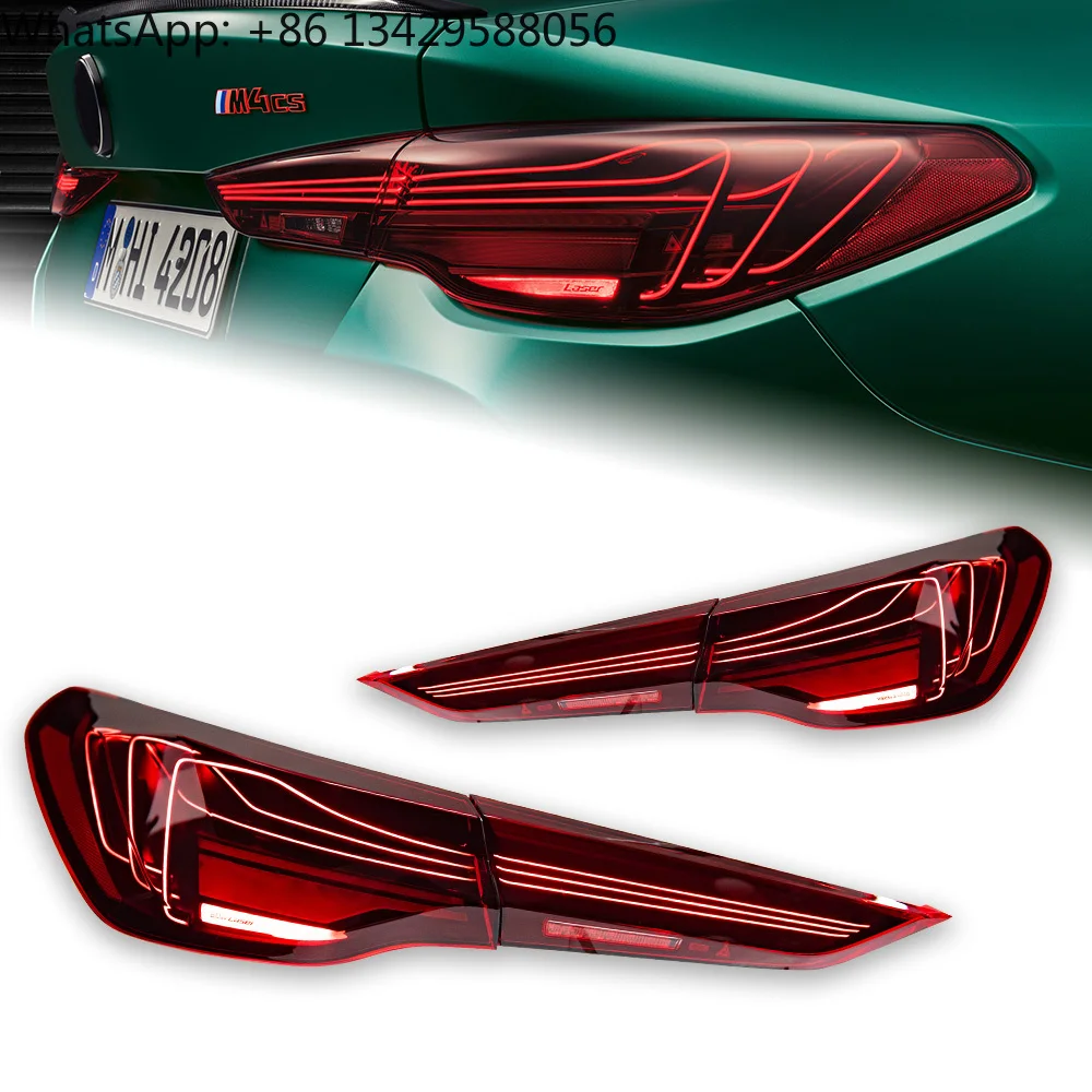 

Car Lights for BMW G22 LED Tail Lamp 2021-2023 G23 Laser Tail Light G82 G26 425i 430i Rear Trunk Stop Brake Dynamic Signal Auto