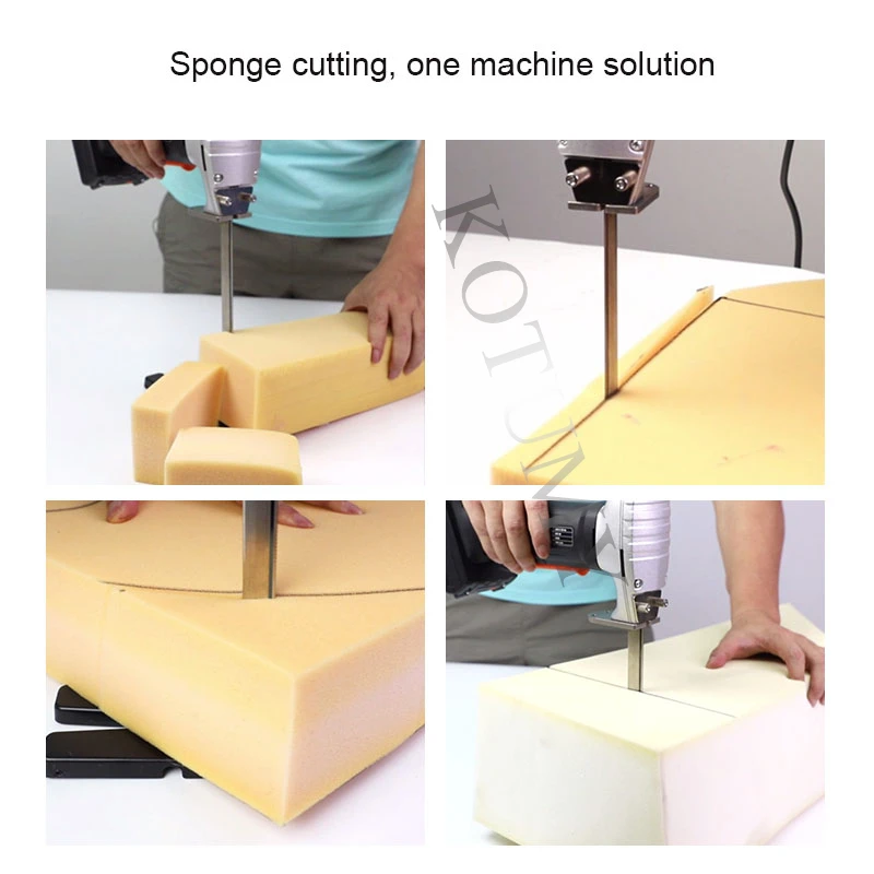 Commercial Electric Sponge Saw Reciprocating Saw Sponge Cutting Machine Foam Rubber Sponge Cutting Saw