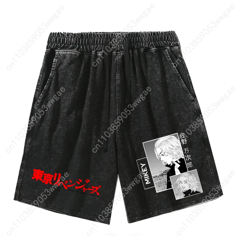 طوكيو المنتقمون السراويل رجل إمرأة المراهقين الرجعية سراويل قصيرة خمر القطن مطاطا لينة شورتات للبحر الكرتون مخصصة بانت
