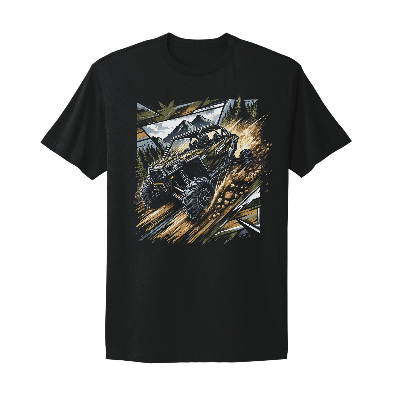 Polaris RZR Racing Team Quad Dirt Bike ATV Can Am T-Shirt