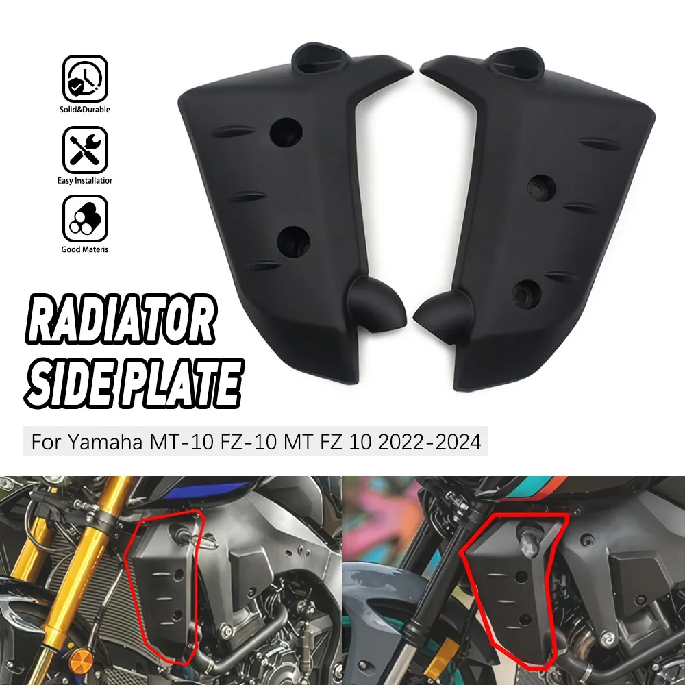 

Motorcycle Accessories Water Tank Radiator Cover Fairing Parts Kits for Yamaha MT-10 FZ-10 MT10 2022-2024
