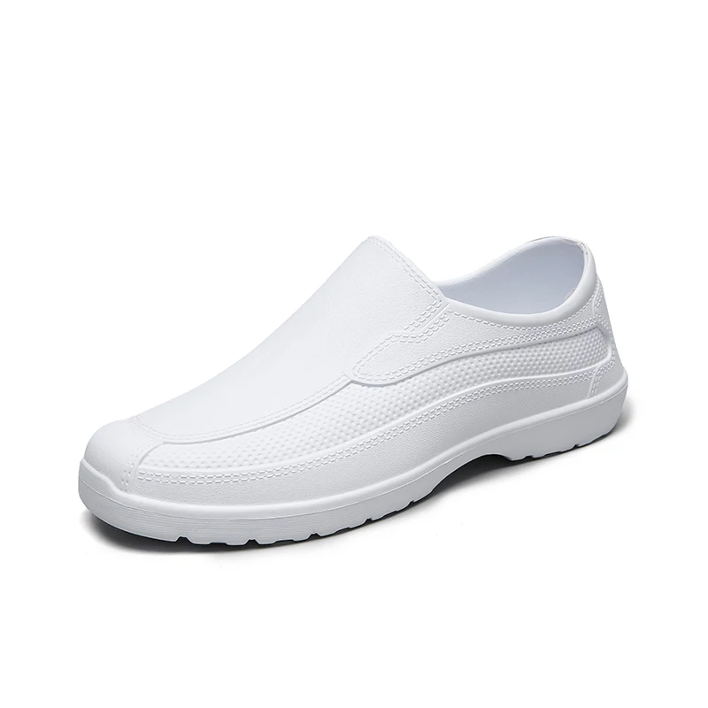 Zapatos de trabajo de cocina para Catering para hombres, botas impermeables resistentes al desgaste, zapatos de Chef antideslizantes a prueba de