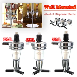 25/30/45ml Bottle Drink Dispenser Wall Mounted Wine Alcohol Liquor Cocktail Beer Dispenser Party Bar Home Pourer Wine Divider