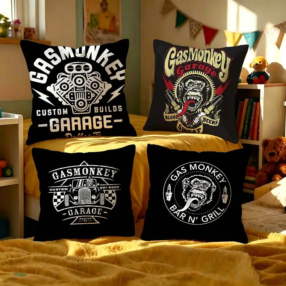 G-Gas M-MonkeyS Garage Pillow Anime Pillow Sofa Bed Head Pillow Cover Cushion Cover 45x45 cm Fashion