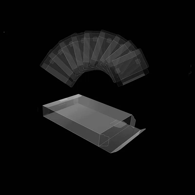 Transparent PET Box Cover for MEGA DRIVE for SEGA MD Game Collection Display Storage Box