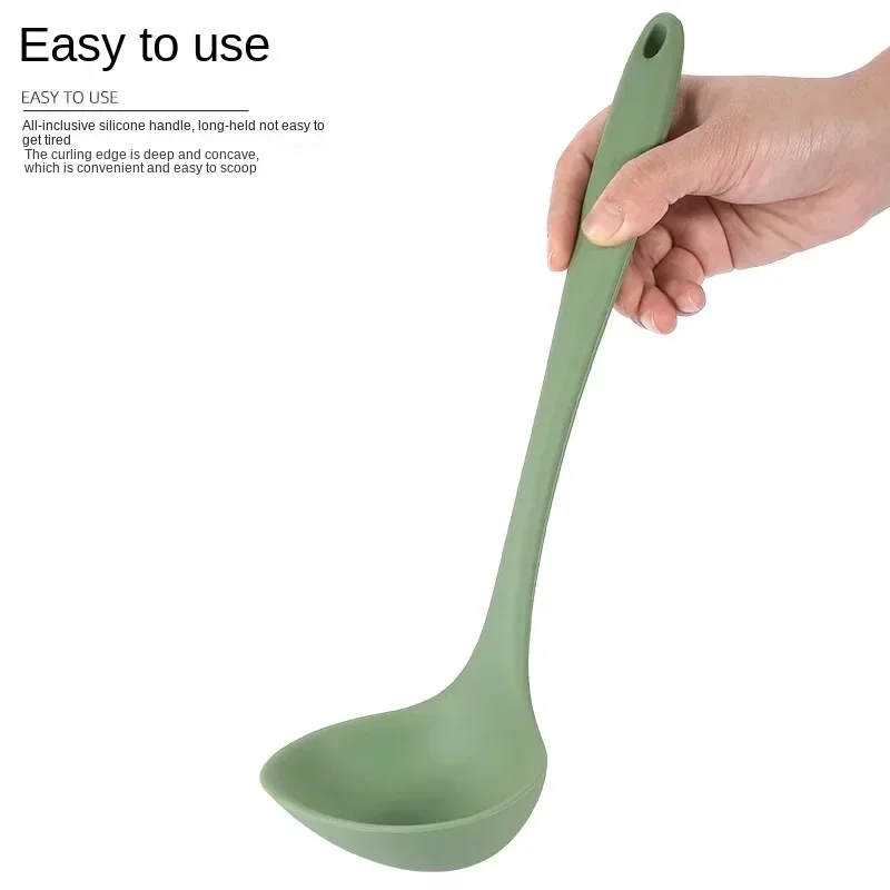 Silicone kitchenware Soup spoon spatula slotted spoon Non-stick cookware Food grade kitchen items