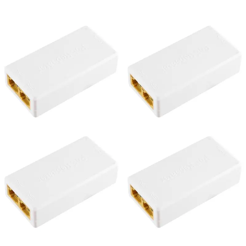 exquisite-4x-2ポートpoeリピーター-10-100mbps-1対2-poeエクステンダー-ieee8023af-at-48v対応-poeスイッチ、nvr、ipカメラ、apパーツ用