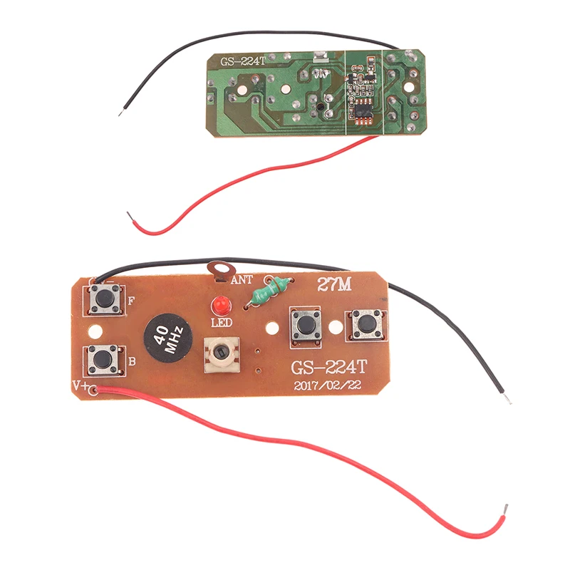 1 Juego de placa de circuito 40M 4CH PCB recibir módulo controlador accesorios de coche RC DIY RC avión Control remoto juguete