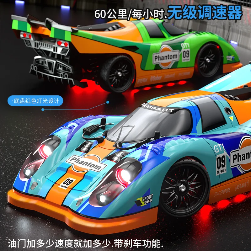 Suchiyu 1/16 Scale 16307 pro RC Car 2.4G 4WD High-Speed Brushless Motor Night LED Lights Included Racing Toy for Kids & Adults