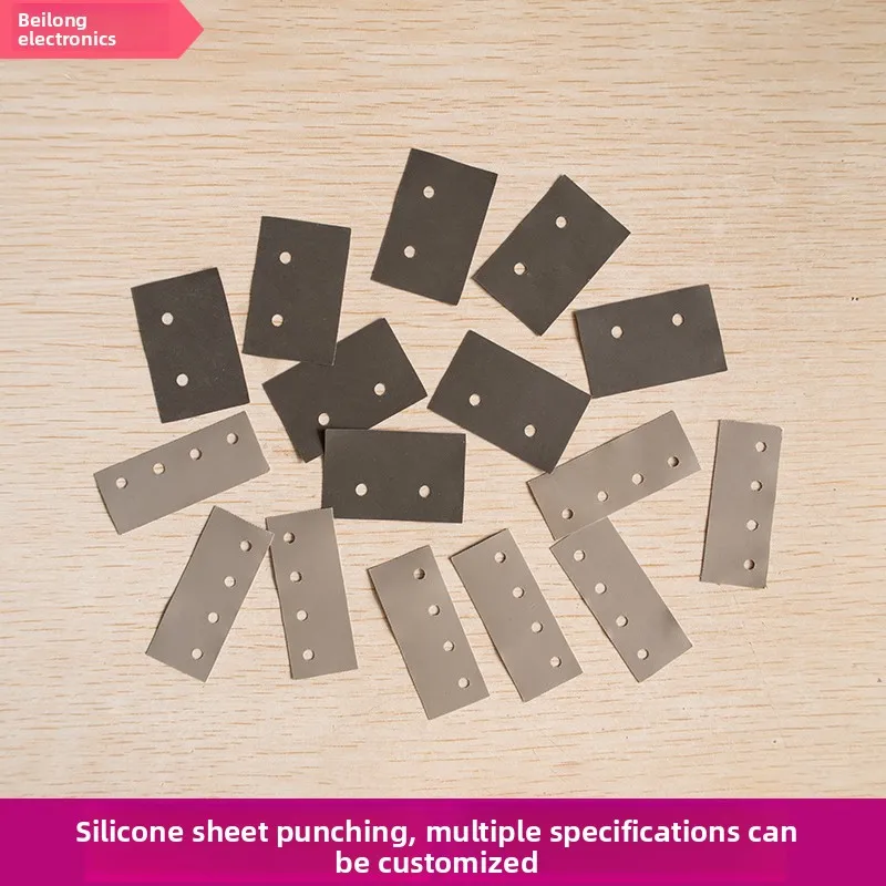 Thermal Insulating Washer/Perforated Silicone Sheet/Tear-Resistant Silicone, 9/17.5/19/20/21/26/33mm, Custom Available