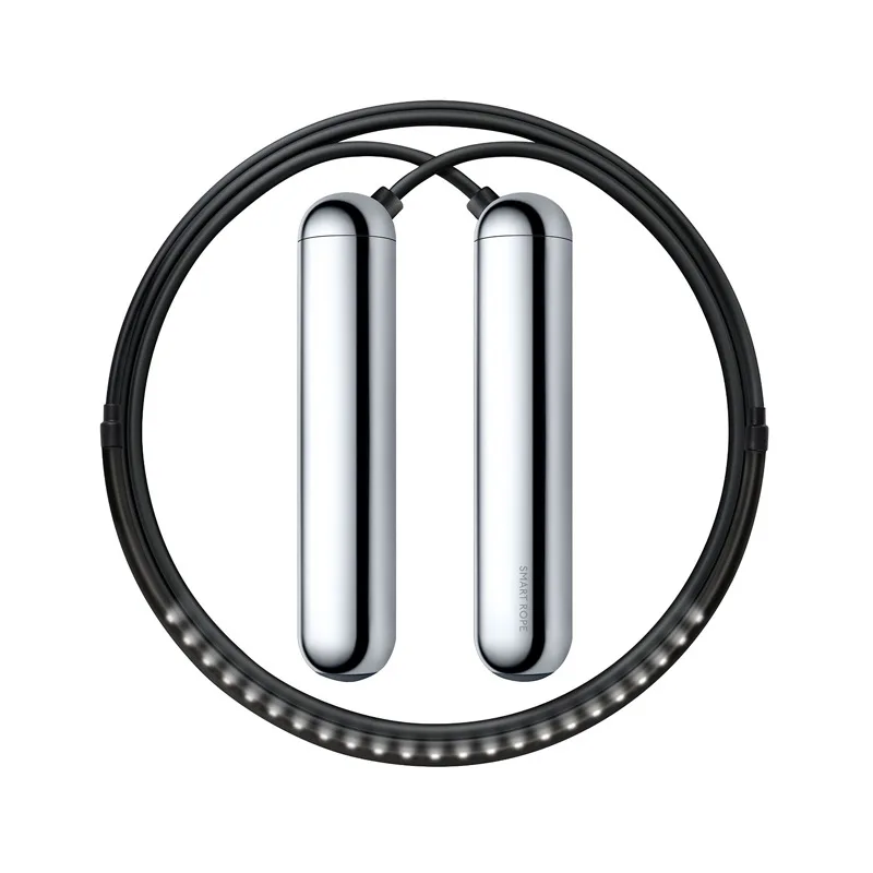 Skipping Rope With Soft Beaded Rope Aluminum Adjustable Weighted Jumping Rope For Fitness