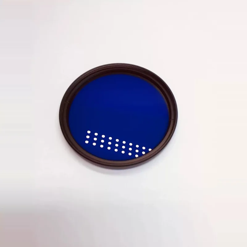 

380nm Purple Glass Mirror Filter ZB2 BG3 UV And Infrared Dual-Band Pass