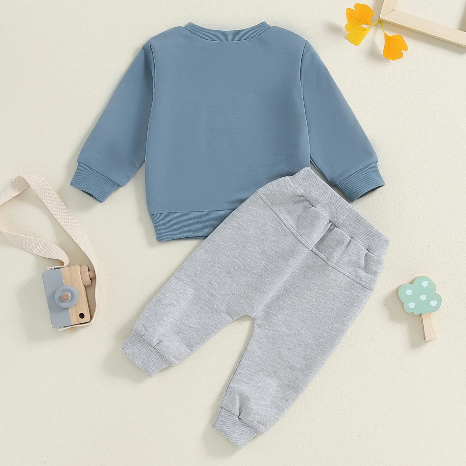 Baby Boy Letter Print Outfit Set 3