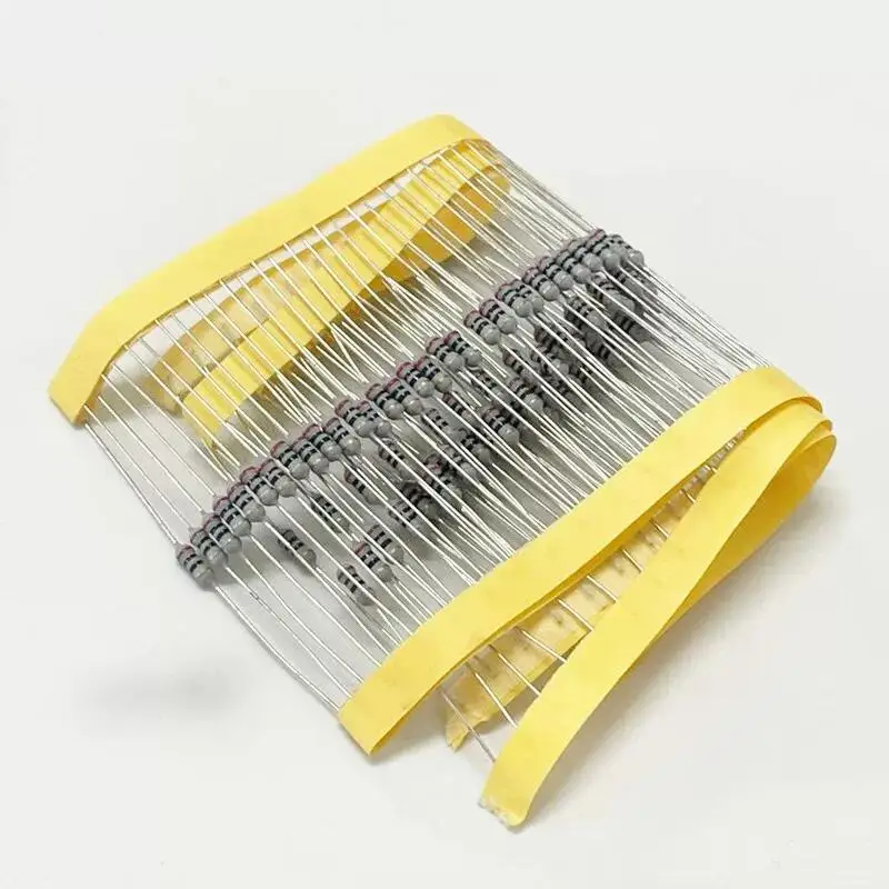 20PCS 1/2W 0.5 5% Wire Wound Resistor Fuse Winding Resistance 22 1 120 4.7 6.8 3.3 3.9 5.1 ohm