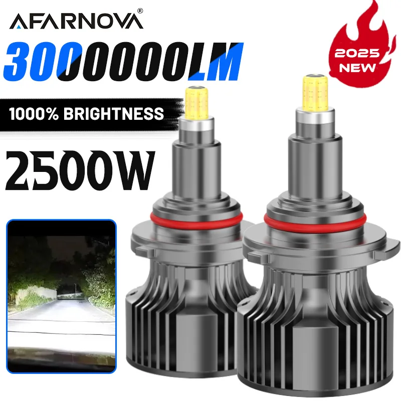 

360 H7 LED Headlight Bulbs Mini 3000000LM 2200W 6 Side 9588 CSP Chip 3D H7 Car Headlamp Auto Diode Turbo Fan For Projector Lens