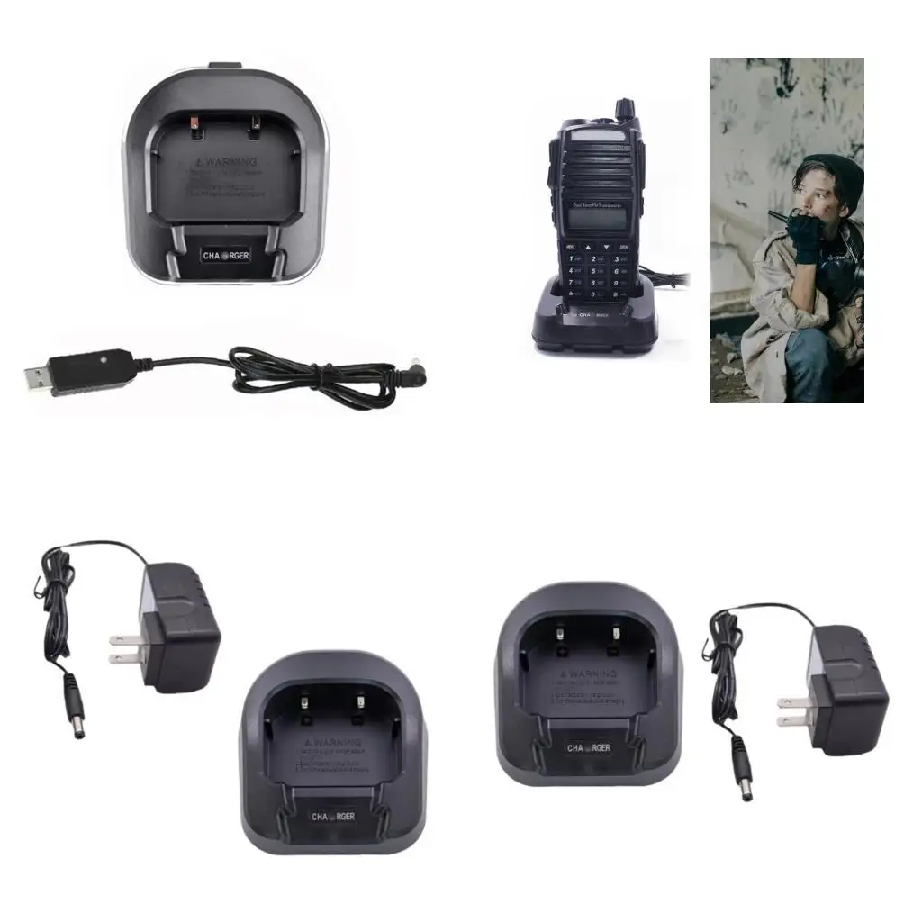 

652F Портативное радиозарядное устройство с индикаторами Talkies Adapter Adapter