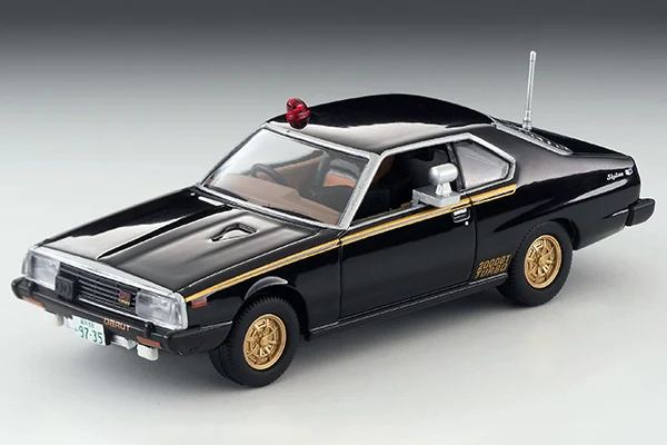 Tomytec 1:64 TLV LV-NEO Western Police Vol.23 Machine X Limited Edition Simulation Alloy Static Car Model Toy Gif