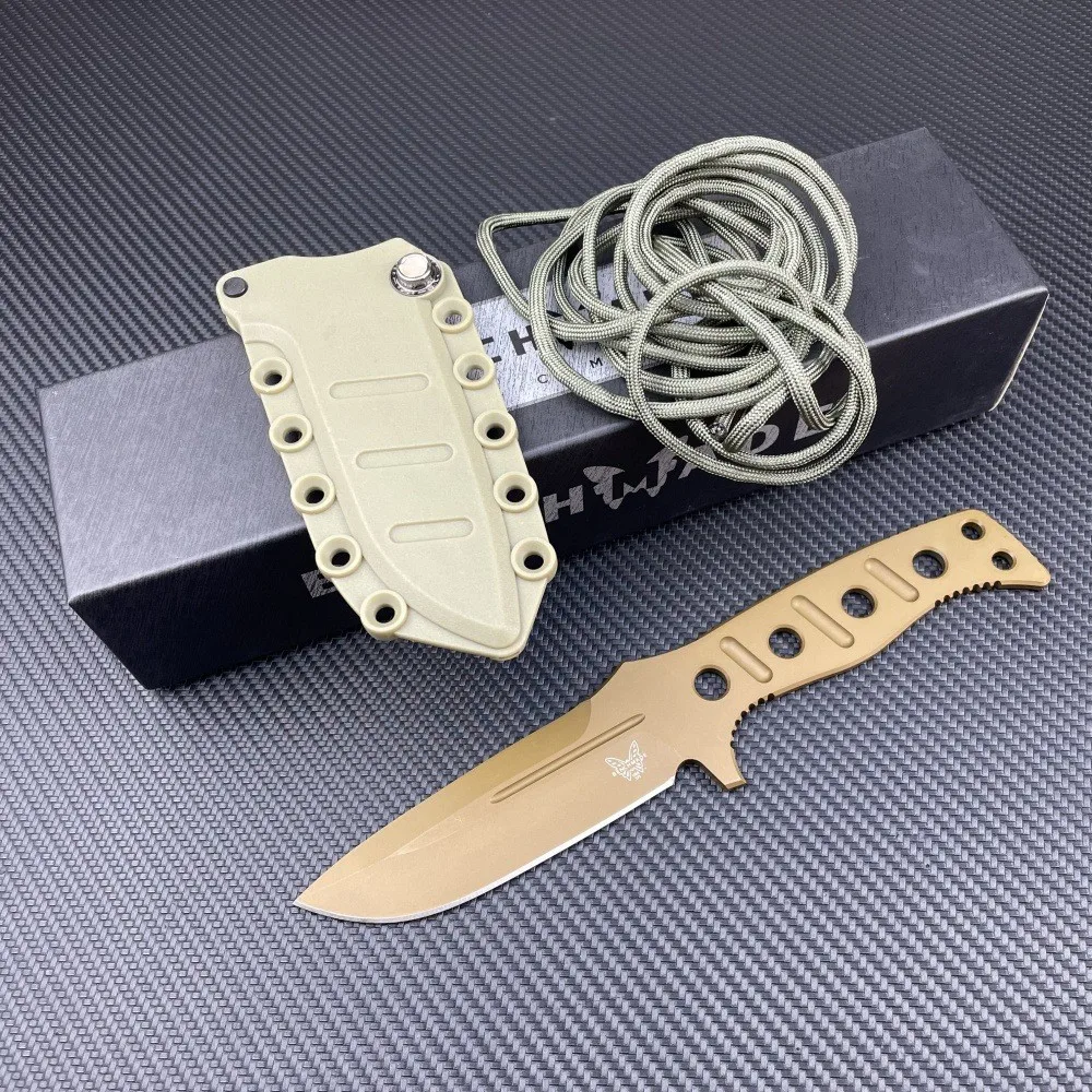 Fixed Blade Knife Sharp Outdoor Camping Knife CPM-3V Steel One-Piece Molding With Sheath Wilderness Survival Rescue Knives