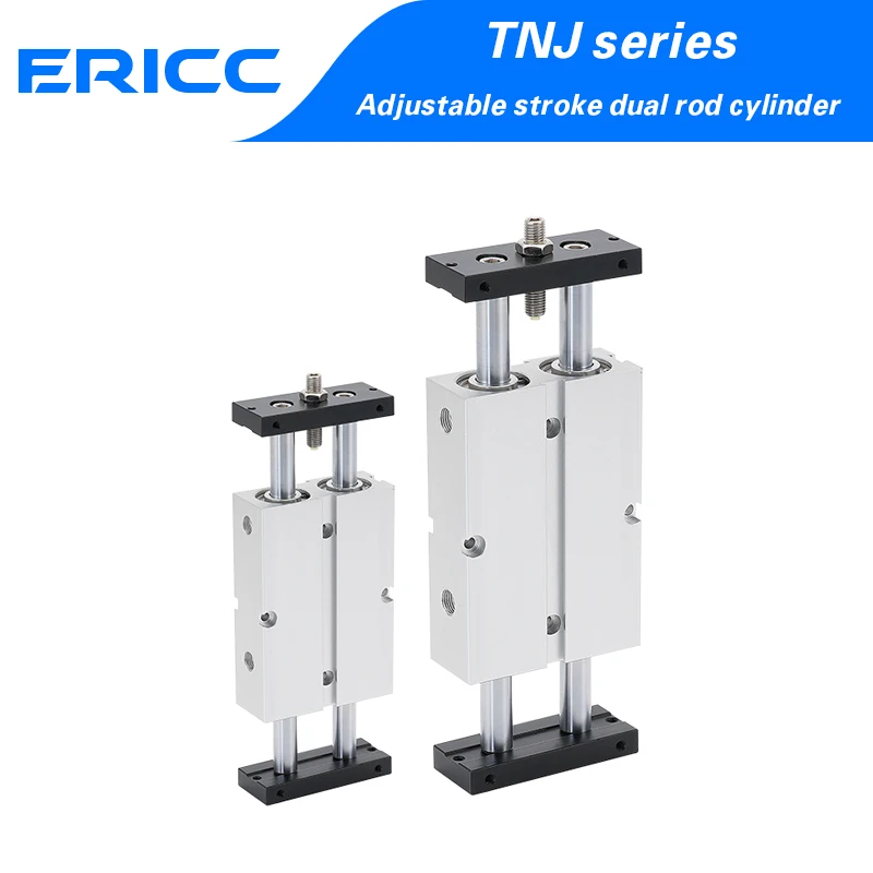 

Пневматический двухосевой двухштоковый цилиндр TNJ с регулируемым ходом TN10/16/20/25/32X20X30X40X50SX75S