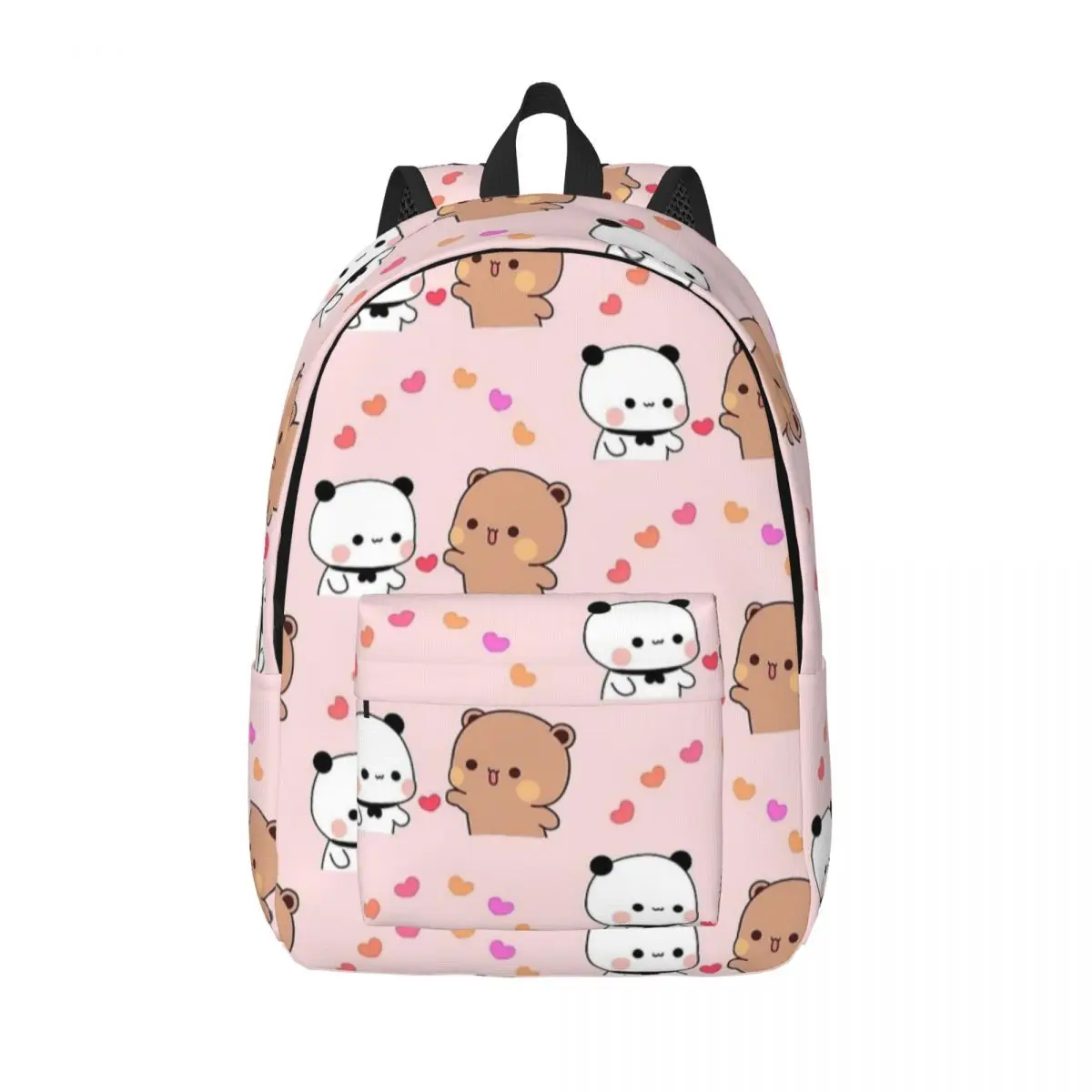 

Panda Bears Bubu And Dudu Backpack Men Women Fashion Student Hiking Travel Daypack Cartoon cute Love College Canvas Bags Outdoor