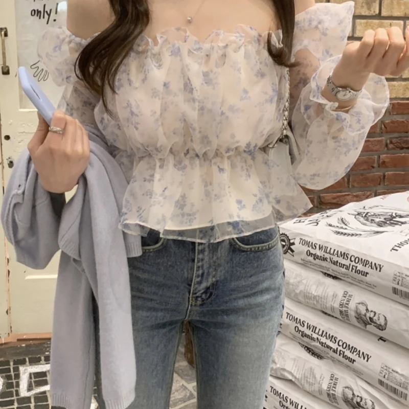 2026 Summer Hot Selling New Square Neckline Lace Mesh Waist Cinching Stylish Design Top for Women