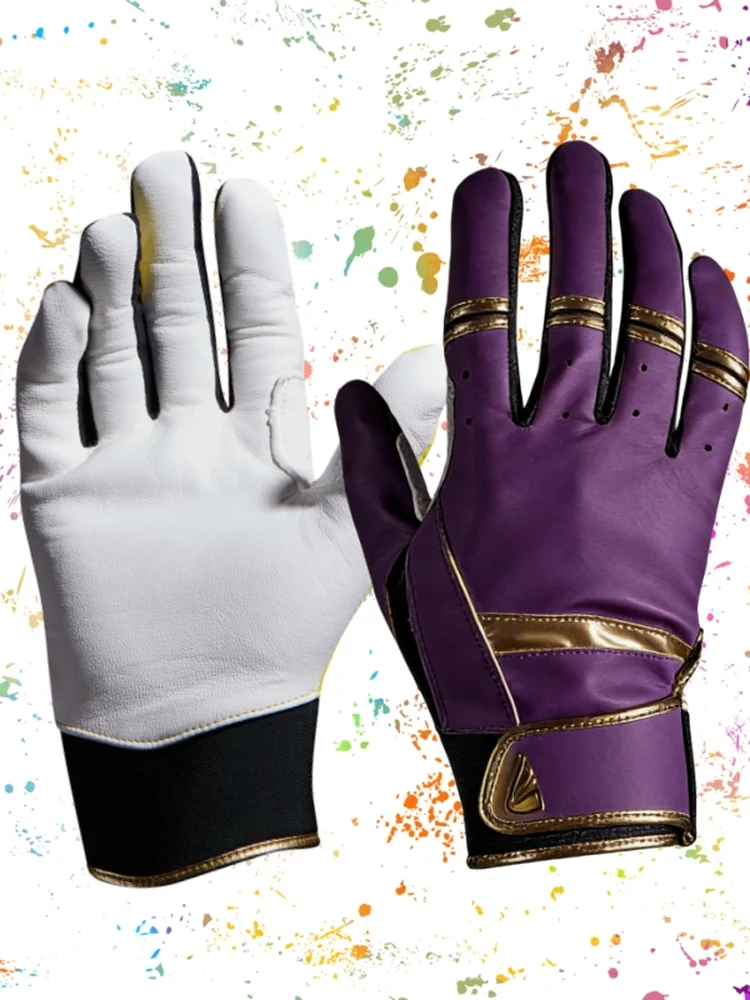 2026-wings-thiened-leather-baseball-gloves-for-batting-sofall-long-life-span-cusizable-numbers-purple-color