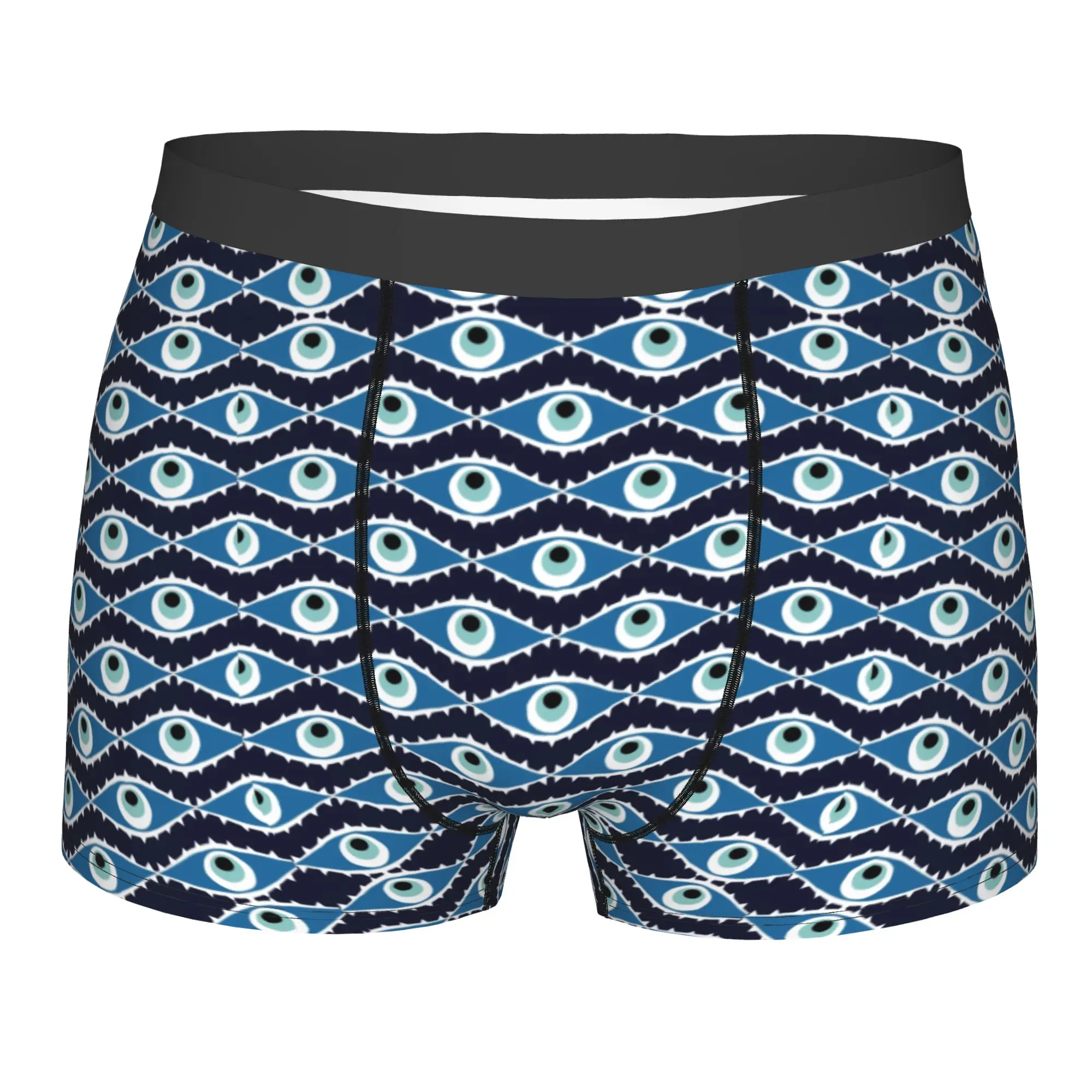 

Customized Turkish Greek Evil Eye Boxer Shorts For Men 3D PrintNazar Lucky Charm Underwear Panties Briefs Breathable Underpants