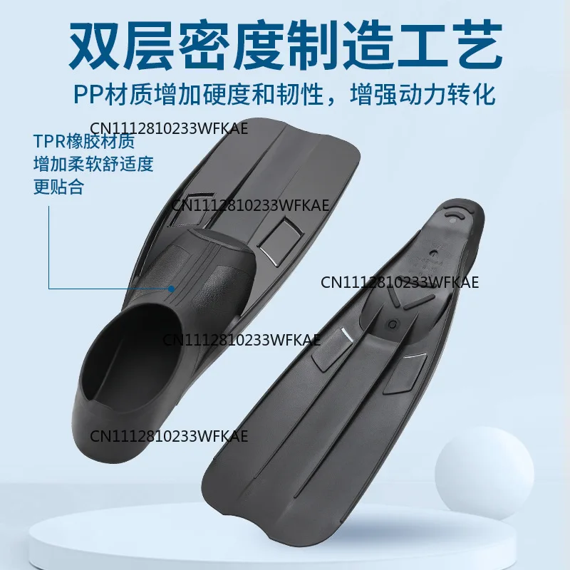 Applicable WAVE Beginner Snorkel Flippers Unisex Swimming Flippers Flexible TPR Snorkel Flippers