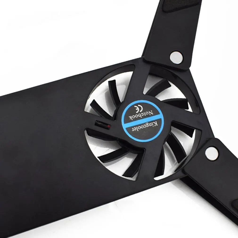 Laptop Desktop Stand Dual Cooling Fans Laptop Cooling Pad Foldable Support Rack Computer Components Laptop Table Folding Holder